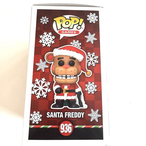 Funko POP! Games: Five Nights at Freddy's - Santa Freddy #936 NWB - Picture 3 of 6